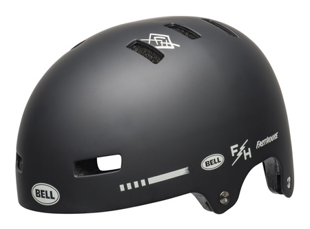 Kask juniorski BELL SPAN matte black white fasthouse roz. S (51–55 cm) (WYPRZEDAŻ -50%)