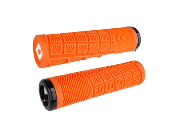 ODI Grips Reflex XL v2.1 Lock-On orange w/ black clamps 135mm