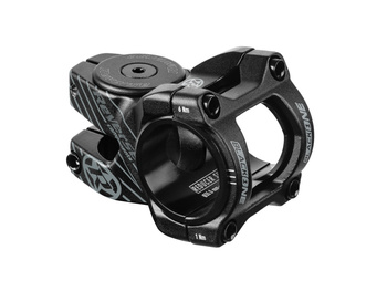 REVERSE Stem Black-ONE D-2 35mm Ø31,8 & Ø35mm (Black/Grey) incl. Top Cap, Screw, Nut