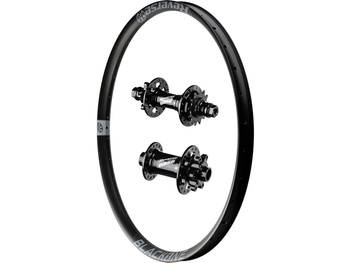 Black One wheelset singlespeed Black/Grey 26", VR Ø20mm Multi HR 135/10mm Sin