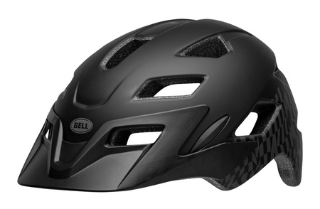Kask dziecięcy BELL SIDETRACK wavy checks matte black roz. Uniwersalny (47–54 cm) (NEW 2025)
