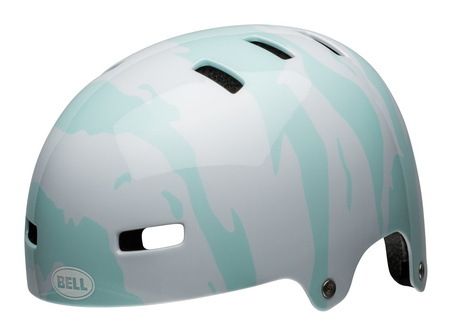 Kask juniorski BELL SPAN ravine gloss white blue roz. XS (49–53 cm) (NEW 2025)