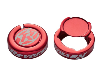 REVERSE Chip-Barends for Lock-On-Grips, 2 pcs. red