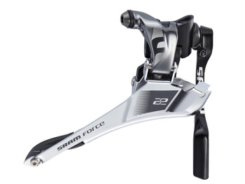Front Derailleur Force22 Yaw Braze-on with Chain Spotter