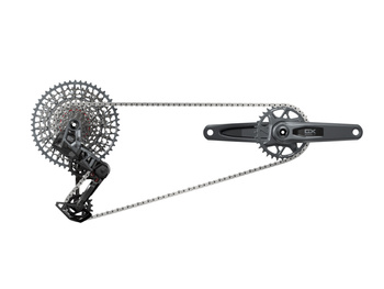 SRAM Kit GX AXS Eagle Transmission 165mm DUB Wide, 32T, 10-52T, inkl. Ladegerät, Batterie & Kette