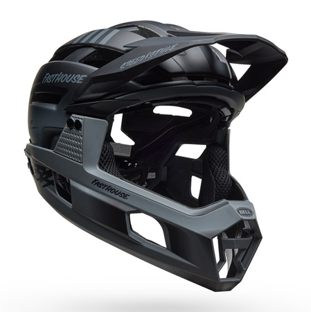 Kask full face BELL SUPER AIR R SPHERICAL matte black fasthouse roz. M (55–59 cm) (NEW 2025)