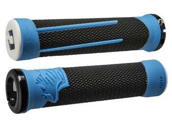 ODI MTB grips AG2 Signature Lock-On 2.1 black-blue, 135mm black clamps