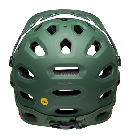 Kask full face BELL SUPER 3R MIPS matte dark green infrared roz. M (55-59 cm) (WYPRZEDAŻ -60%)