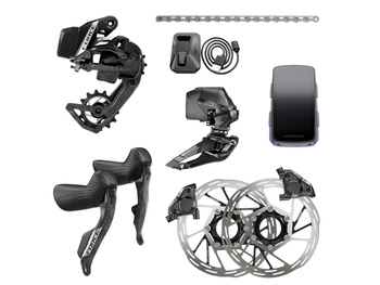 SRAM Kit FORCE AXS Hammerhead 2-fach, ohne Kurbel,hydr.,36T Schaltwerk inkl. 160mm DISC, Flatmount