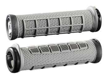 ODI MTB grips Elite Pro Lock-On 2.1 grey, 130mm black clamps