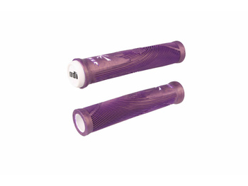 ODI BMX grips Hucker Flangeless purple-white, 160mm