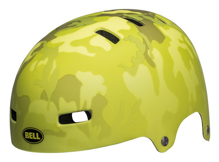 Kask juniorski BELL SPAN matte hi-viz yellow camo roz. XS (49–53 cm) (WYPRZEDAŻ -50%)