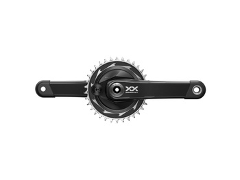 SRAM Kurbel Quarq XXSL Eagle T-Type AXS 170mm, 34T, Achse ohne Innenlager, DUB,QF: 168mm