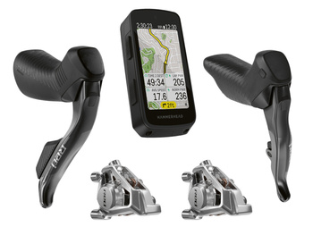 SRAM RED MY25 Schalt-/Bremshebel Upgrade-Kit inkl. Hammerhead Karoo & Schalt-/Brems.