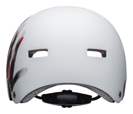 Kask bmx BELL LOCAL matte white scribble roz. L (59–61.5 cm) (WYPRZEDAŻ -50%)