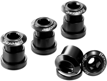 REVERSE Chainring Bolt Set 4 pcs. black