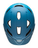 Kask juniorski BELL SIDETRACK wavy checks matte blue roz. Uniwersalny (50–57 cm) (NEW 2025)