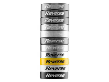 REVERSE Grip Clamping Ring Set Lock 2 pcs. yellow