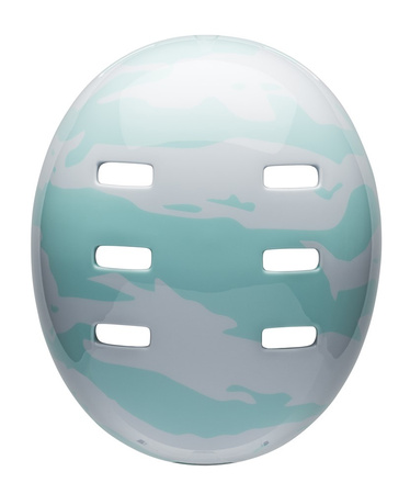 Kask juniorski BELL SPAN ravine gloss white blue roz. S (51–55 cm) (NEW 2025)