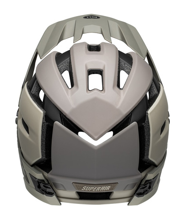 Kask full face BELL SUPER AIR R SPHERICAL matte cement gray roz. M (55-59 cm) (NEW 2025)