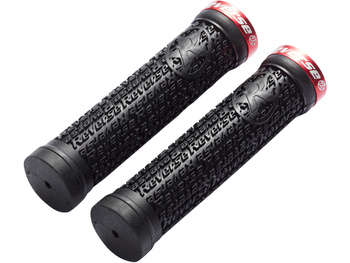 REVERSE Grip Stamp Single Lock-On Ø30mm x 135mm black-red