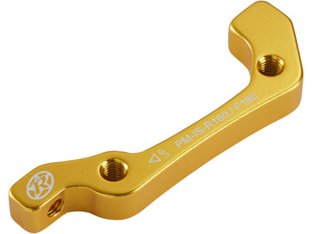 REVERSE Disc-Brake-Adapter 180 VR+160 HR gold