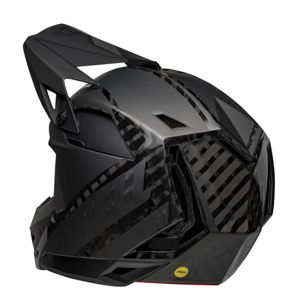 Kask full face BELL FULL-10 CARBON SPHERICAL matte gloss black roz. L (57-59 cm) (WYPRZEDAŻ -50%)