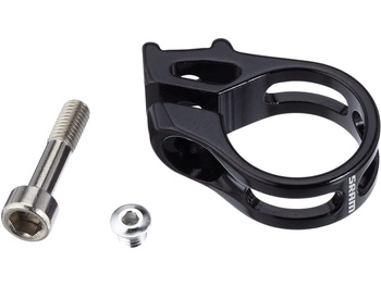 SHIFT LEVER TRIGGER CLAMP/BOLT KIT SHINY BLACK QTY 1