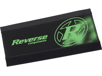 REVERSE Chainstay Cover Neopren black-neongreen