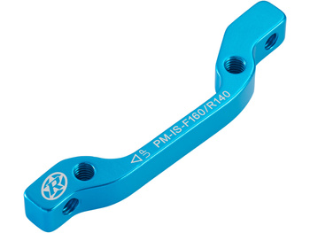 REVERSE Disc-Brake-Adapter 160 VR+140 HR light-blue