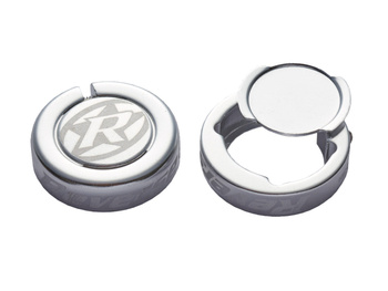 REVERSE Chip-Barends for Lock-On-Grips, 2 pcs. silver