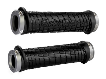 ODI MTB grips Troy Lee Designs Lock-On black, 130mm grey clamps