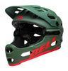 Kask full face BELL SUPER 3R MIPS matte dark green infrared roz. S (52–56 cm) (WYPRZEDAŻ -60%)