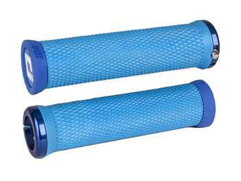 ODI MTB grips Elite Motion Lock On 2.1 light blue, 130mm blue clamps