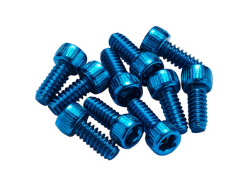 REVERSE Steel Pedal Pins US for Escape Pro+ Black ONE (Blue) 10 pcs