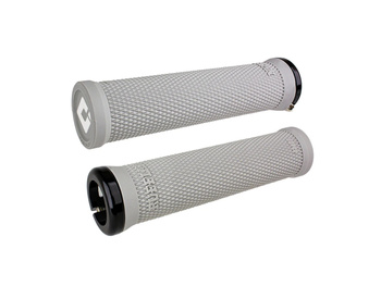 ODI Grips Ruffian V2.1 Lock-On grey w/ grey clamps 135mm