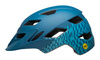 Kask juniorski BELL SIDETRACK wavy checks matte blue roz. Uniwersalny (50–57 cm) (NEW 2025)