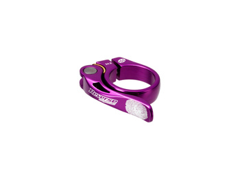 REVERSE Seat clamp Long Life Ø34,9mm purpe