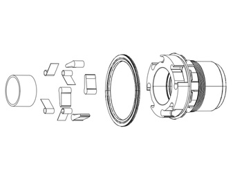 WHEEL FREEHUB KIT - (INCLUDES BEARINGS & PAWLS) DOUBLE TIME 11/12 SPEED XD-R (28