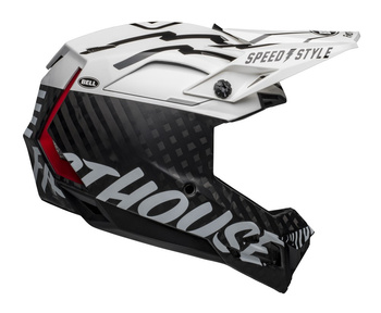 Kask full face BELL FULL-10 SPHERICAL fasthouse matte gloss white black roz. M (55-57 cm) (WYPRZEDAŻ -50%)