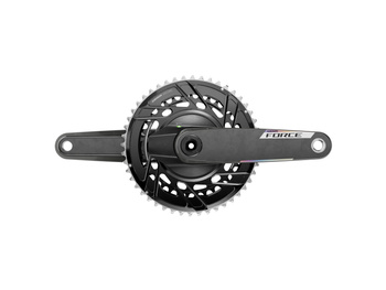 SRAM Kurbelgarnitur Quarq Force E1 165mm, 48-35T, Spidermessung ohne Innenlager, DUB