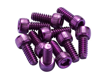 REVERSE Steel Pedal Pins US for Escape Pro+ Black ONE (Purple) 10 pcs