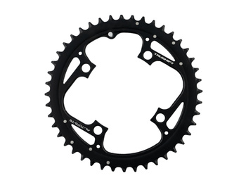 CHAIN RING MTB 44T 104 V4 ALUMINUM 3MM BLAST BLACK CNC
