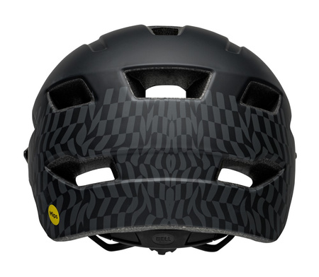 Kask dziecięcy BELL SIDETRACK wavy checks matte black roz. Uniwersalny (47–54 cm) (NEW 2025)