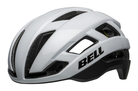 Kask gravel szosowy BELL FALCON XR LED MIPS matte gloss white black roz. L (59-63 cm) (NEW 2025)