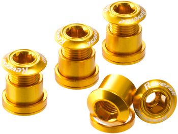REVERSE Chainring Bolt Set 4 pcs. gold