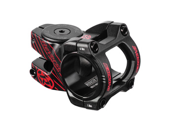 REVERSE Stem Black-ONE D-2 35mm Ø31,8 & Ø35mm (Black/Red) incl. Top Cap, Screw, Nut