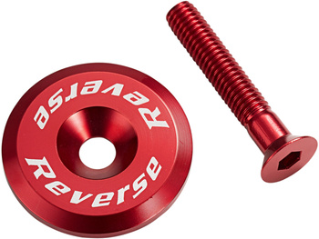 REVERSE Ahead Cap with screw Red)-Red