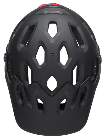 Kask mtb BELL SUPER 3 virago matte black white crimson roz. M (55-59 cm) (WYPRZEDAŻ -50%)