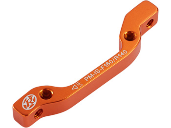 REVERSE Disc-Brake-Adapter 160 VR+140 HR orange